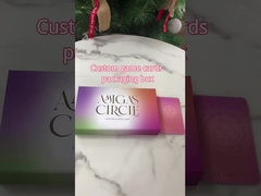 Game Cards Packaging Magnetic Boxes with Dividers