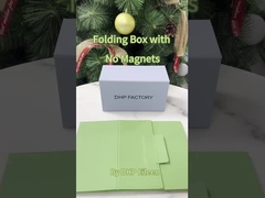 পুনর্ব্যবহারযোগ্য টেক্সচার কাগজ উপহার বাক্স চৌম্বকবিহীন ভাঁজযোগ্য প্যাকেজিং