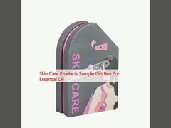 ত্বকের যত্নের পণ্যগুলির জন্য প্রয়োজনীয় তেলের জন্য নমুনা উপহার বাক্স
