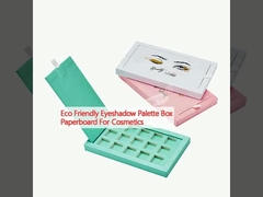 ইকো ফ্রেন্ডলি আইশ্যাডো প্যালেট কসমেটিক্সের জন্য বক্স কার্ডবোর্ড