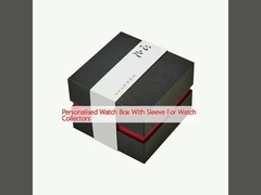 ঘড়ি সংগ্রাহকদের জন্য হাতা সহ ব্যক্তিগতকৃত ঘড়ি বাক্স
