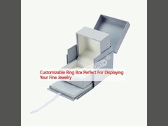 আপনার সুন্দর গয়না প্রদর্শন করার জন্য নিখুঁত কাস্টমাইজযোগ্য রিং বক্স