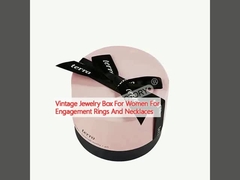 বিবাহবিচ্ছেদ রিং এবং নেকলেস জন্য মহিলাদের জন্য ভিন্টেজ জুয়েলারী বক্স