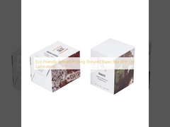 ইকো-বন্ধুত্বপূর্ণ পরিশোধিত প্রিন্টিং তেল ল্যামিনেশন সহ টেক্সচারযুক্ত কাগজের বাক্স