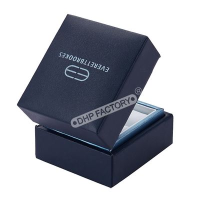 Buen precio Reloj de lujo caja de cartón caja de relojes de exhibición con papel de cuero en línea