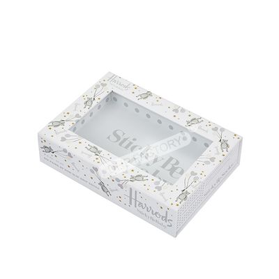 Bon prix Boîte cadeau d'emballage personnalisée en papier cartonné, aimantée, en PVC, avec fenêtre, mignonne et charmante en ligne
