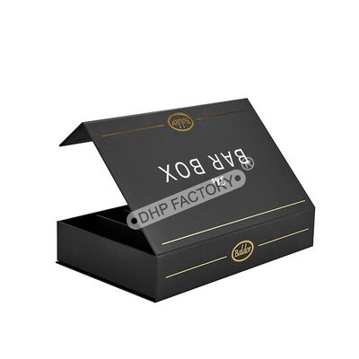 Good price Luxury Black Magnetic Closure Gift Box For Condiment With Paper Divide online