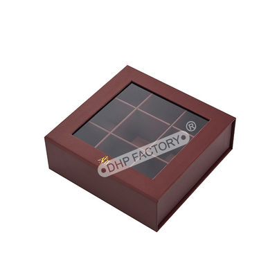Good price Sturdy Luxury Chocolate Boxes Packaging Chocolate Paper Box With Clear Window online