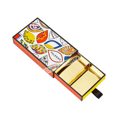 Good price High End Chocolate Candy Boxes Packaging Drawer Design With Ribbon Handle online