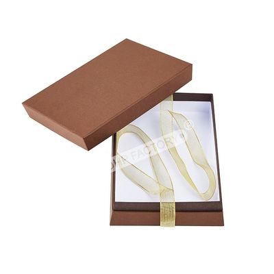 ราคาดี Luxury Gift Package Dark Color Pearl Paper Top And Based Box With Ribbon ออนไลน์