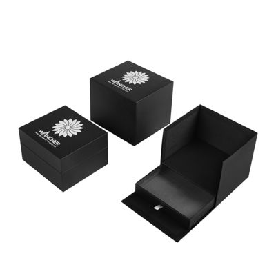 Good price High End Luxury Watch Packaging Boxes 1 Slot With Large Spot UV Logo online