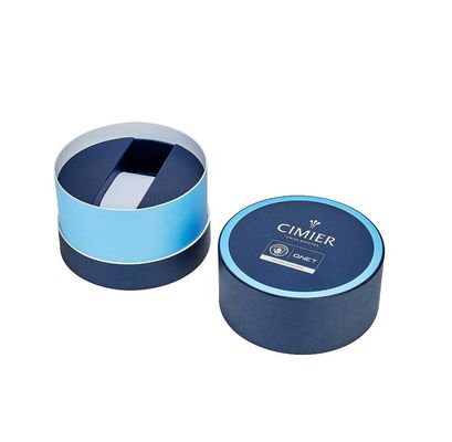 Buen precio Elegante caja de relojes personalizados embalaje caja de regalo de tubo de cartón con almohada en línea