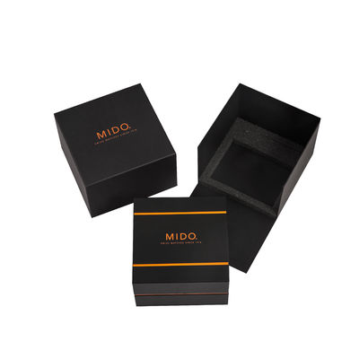 Good price Leatherette Paper Watch Boxes Single Watch Box With Foam Insert online