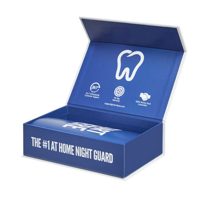 Good price Orthodontic Dental Aligner Box Magnetic Cardboard Box With Large UV Logo online