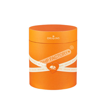 Good price Skincare Packaging Box Round Paper Gift Box With Raffia Grass online