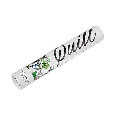 Goede prijs Stijlvolle witte, op maat gemaakte kartonnen buisverpakking voor een vaporizerpen online