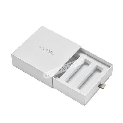 Bon prix Boîte de parfum en carton blanc avec logo en feuille d'or pour les occasions spéciales en ligne