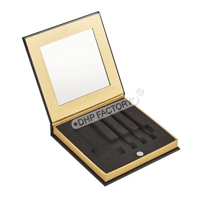 Good price Black Luxury Perfume Box Packaging Printing Gold Foil Logo Eco Friendly online