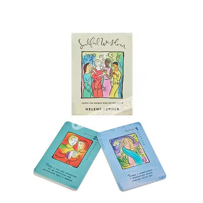 Bom preço Jogos de Cartas Educativos para Crianças de Marca Personalizada Caixa de Armazenamento de Cartas de Jogar on-line