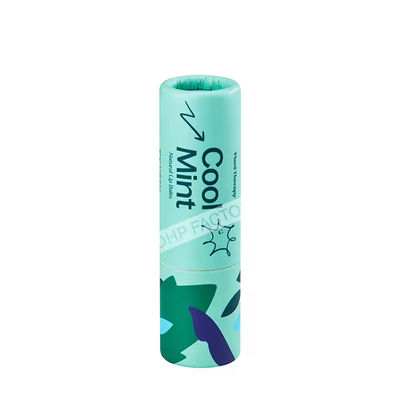İyi bir fiyat. Custom Recyclable Printed Lip Balm Tube Box Small Twist Up Cylinder Packaging çevrimiçi