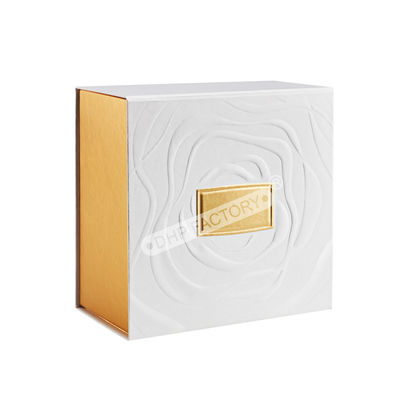 Good price Premium Large Embossing Logo Fold Up Gift Boxes Printable Without Magnets online