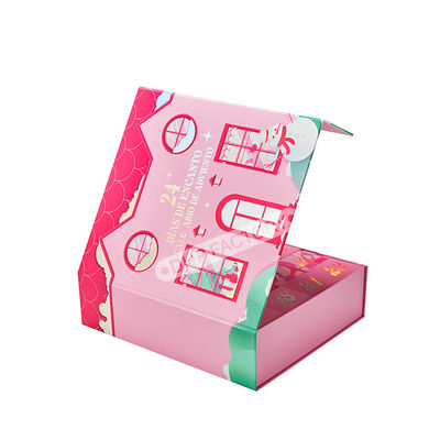 Harga yang bagus Kotak Hadiah Magnetik Karat Pink Kotak Tampilan Karat Untuk Kemasan Perhiasan Kosmetik on line