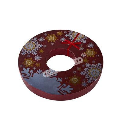 Buen precio Custom Cookies Round Box With Cardboard Insert Luxury CMYK Printed Packaging en línea