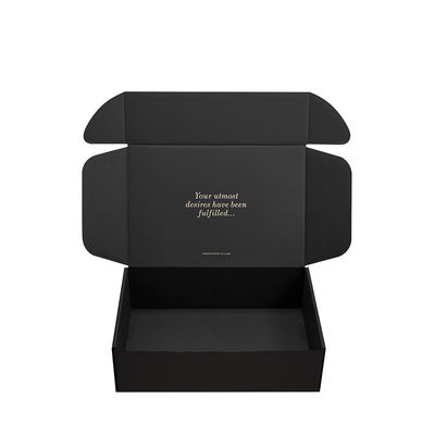 Good price Black Cardboard Product Boxes Retail Shipping Boxes With Sliver Foil Stamping Logo online