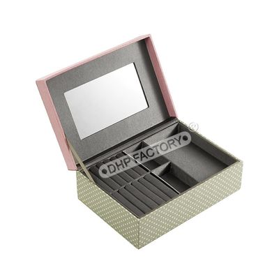 Buen precio Caja rígida de tela de joyería de lujo con cinta de tapa con tapa y logotipo de papel personalizado en línea