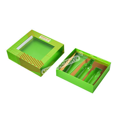 Good price Skincare Packaging Boxes Cosmetic Product Boxes With Plastic Tray And PVC Window online