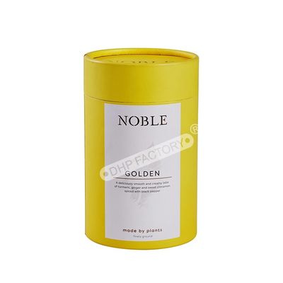 Good price Custom Design Circle Cardboard Boxes For Honey Food Yellow Color online