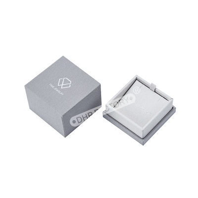 Good price Fabric Covered Custom Necklace Packaging Box With Suede Insert online