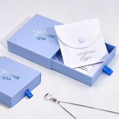 Good price Stylish Jewelry Necklace Gift Box Colored Drawer Type With Pouch online