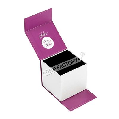 Good price Eco Friendly  Purple Flat Magnetic Candle  Box For High Candle Packaging Box online