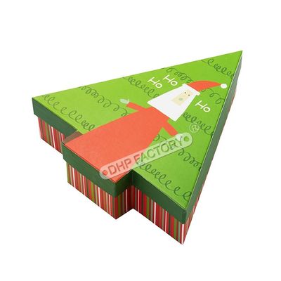 Luxury Printing Christmas Tree Style Paper Box Designed For Gift Products
