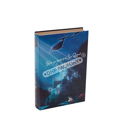 Bom preço Livros de casa decorativos azuis personalizáveis para embalagens de luxo elegantes on-line