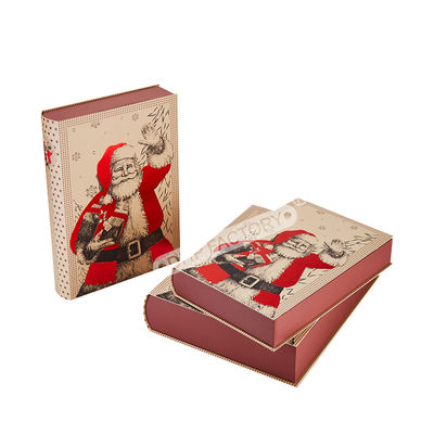 Good price Christmas White Decorative Books Box For Child Gift Packaging online