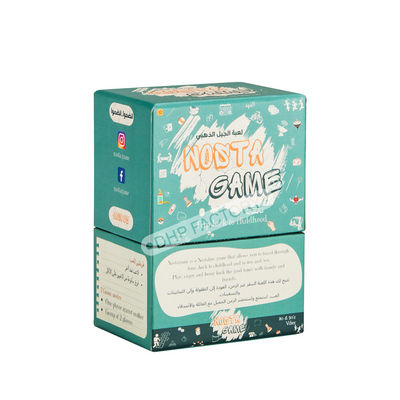 Harga yang bagus Kotak Kartu Game Ketahanan Rigid Custom Untuk Anak-anak Desain Ramah Lingkungan on line