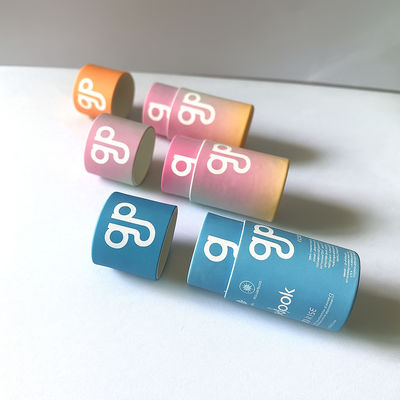 Good price Custom Biodegradable Lipstick Cylinder Tube Push-Up Gift Packaging Box For Lip Balm online