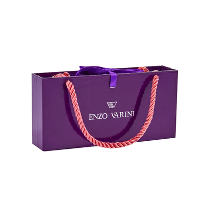 Harga yang bagus Elegant Ungu Flip Top Pen Box Hadiah Dengan Pegangan Ribbon Penutup Luxury Packaging on line