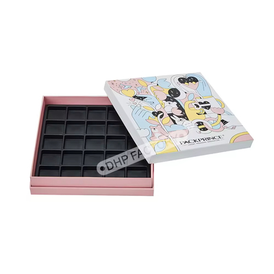 Good price Premium Rigid Square Raphe Box With Secure Blister Tray For Chocolate Gift Packaging online