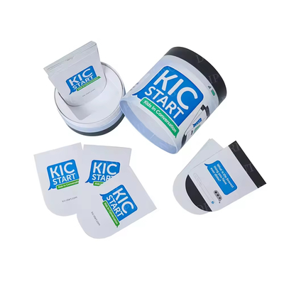 Good price High Contrast Baby Flashcards Custom Visual Stimulation Learning Activity Cards Round Box online