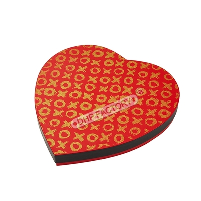 Good price Chocolate Gift Box Luxury High End Valentine Heart Shape Truffle Packaging With Dividers online