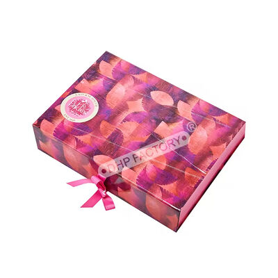 Bom preço Caixa de Embalagem de Papel Dobrável com Impressão Personalizada de Luxo para Sapatos com Tampa, Embalagem de Presente de Alta Qualidade, Caixa Dobrável com Laço de Fita on-line