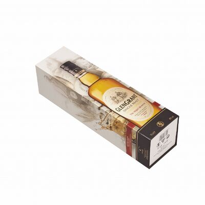Good price Custom Luxury Whisky Packaging Magnetic Box with EVA Insert and UV Logo online