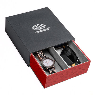 Buen precio Caja de gafas de estilo cajón personalizado con inserción de divisor rígido para gafas y accesorios Almacenamiento Embalaje de lujo en línea